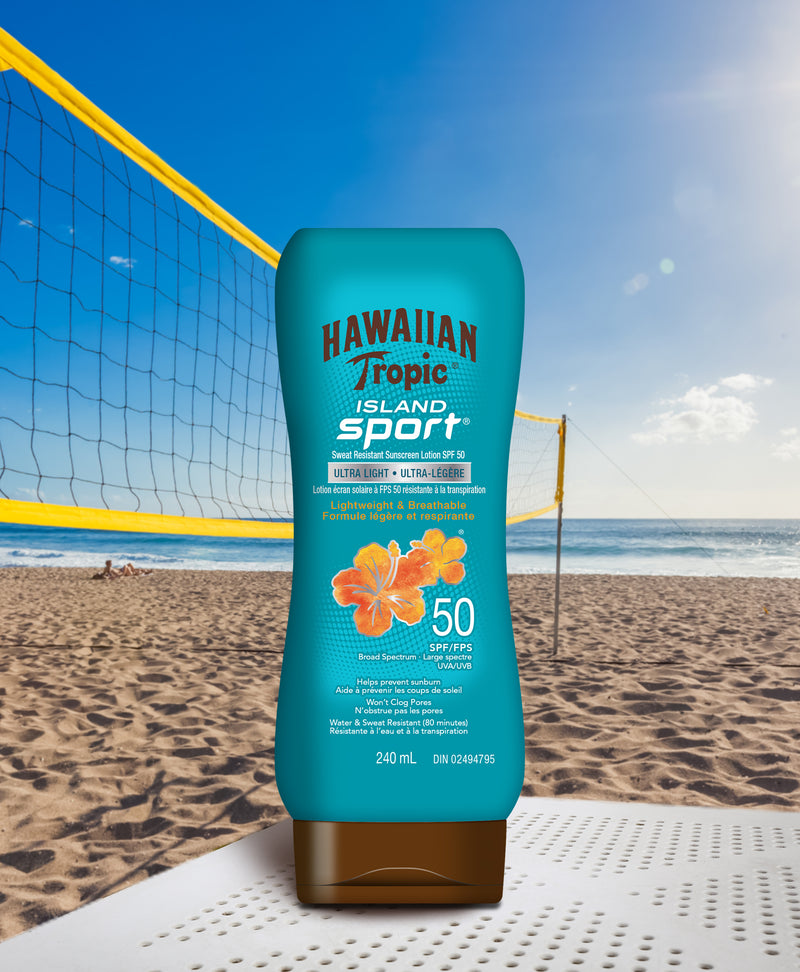Hawaiian Tropic® Island Sport® Sweat Resistant Sunscreen Lotion SPF 50