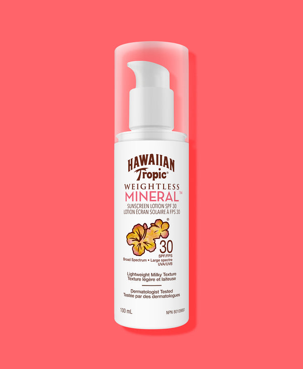 Hawaiian Tropic® Weightless Mineral™ Sunscreen Lotion SPF 30