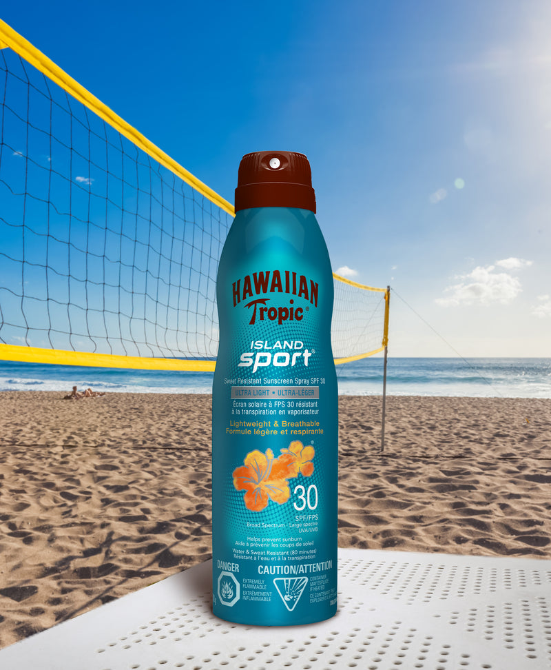 Hawaiian Tropic® Island Sport® Sweat Resistant Sunscreen Spray SPF 30