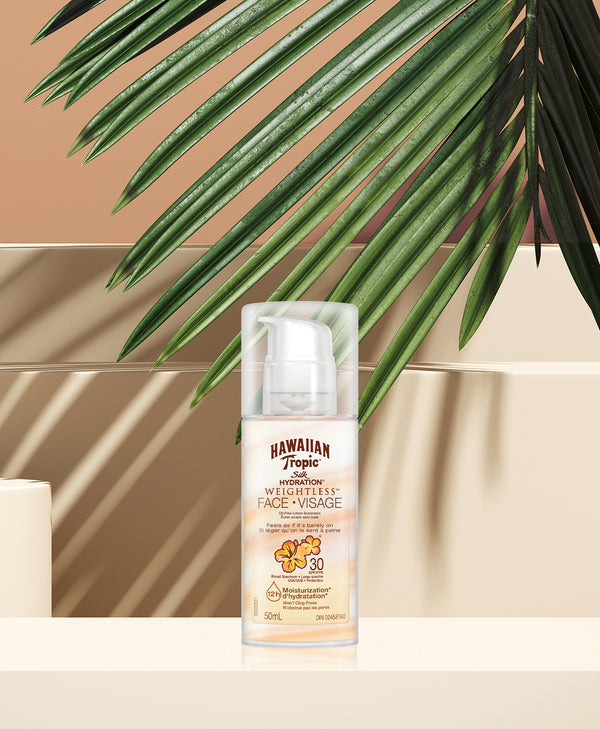 Hawaiian Tropic® Weightless™ Oil-Free Face Suncreen Lotion SPF 30